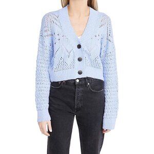 NWOT Free People Women's Chloe Cardigan, Peri Skies, Blue, M
